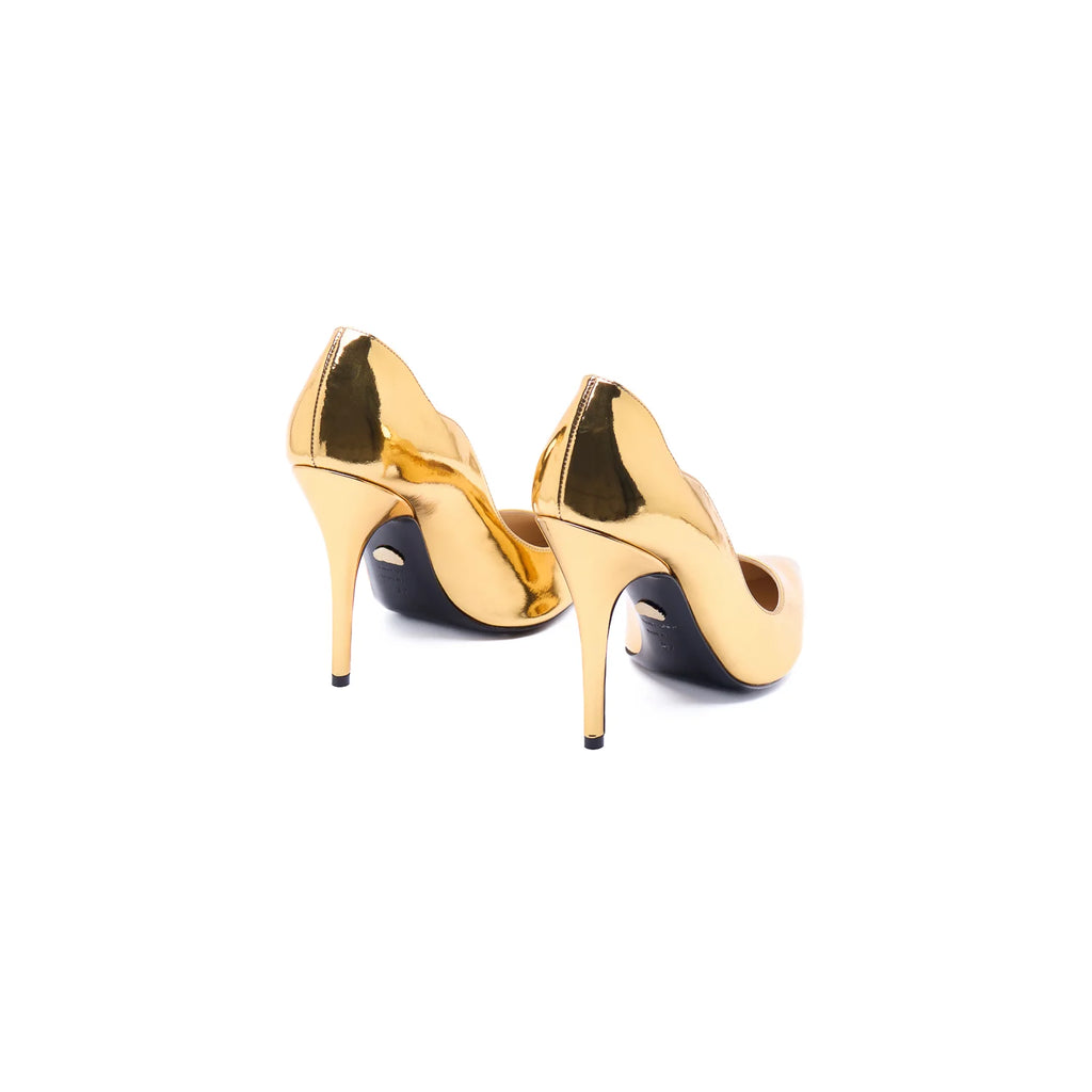 Décolleté specchio oro