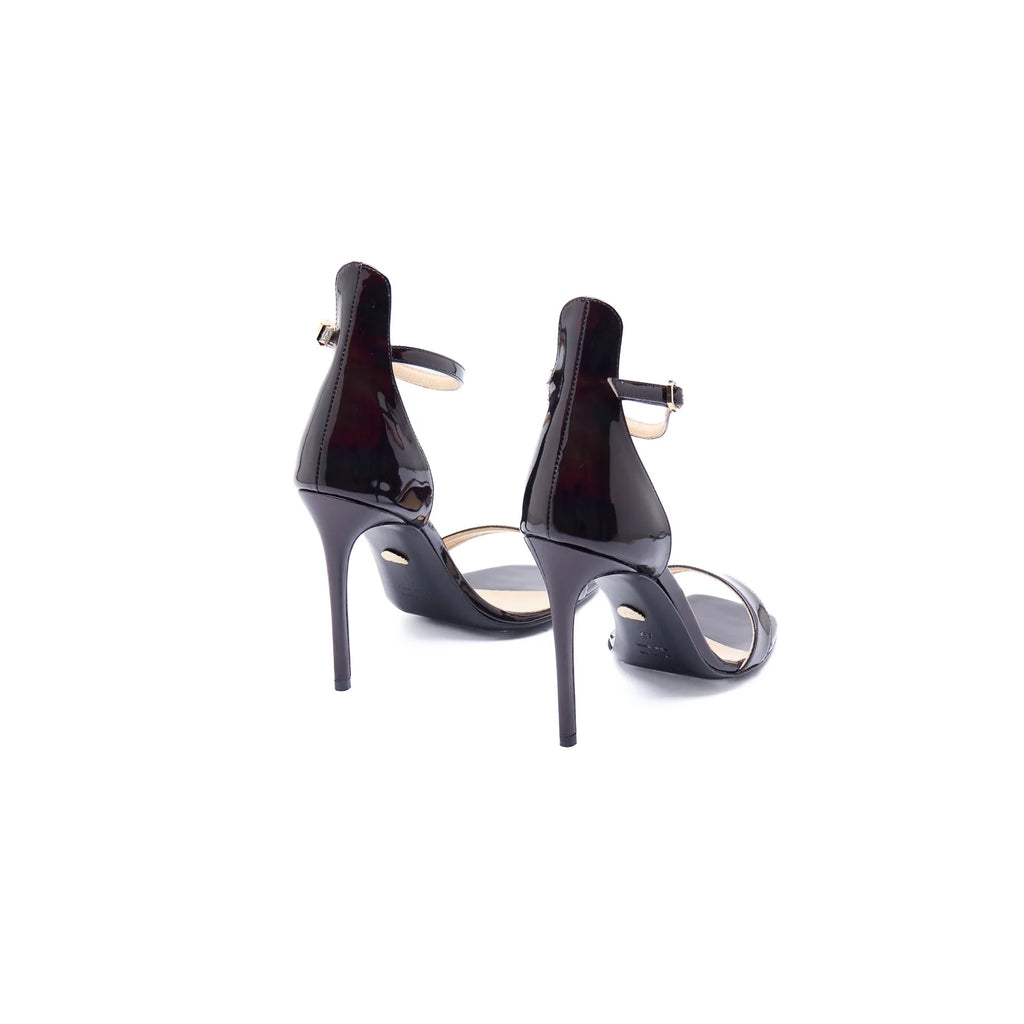 Sandalo vernice nero