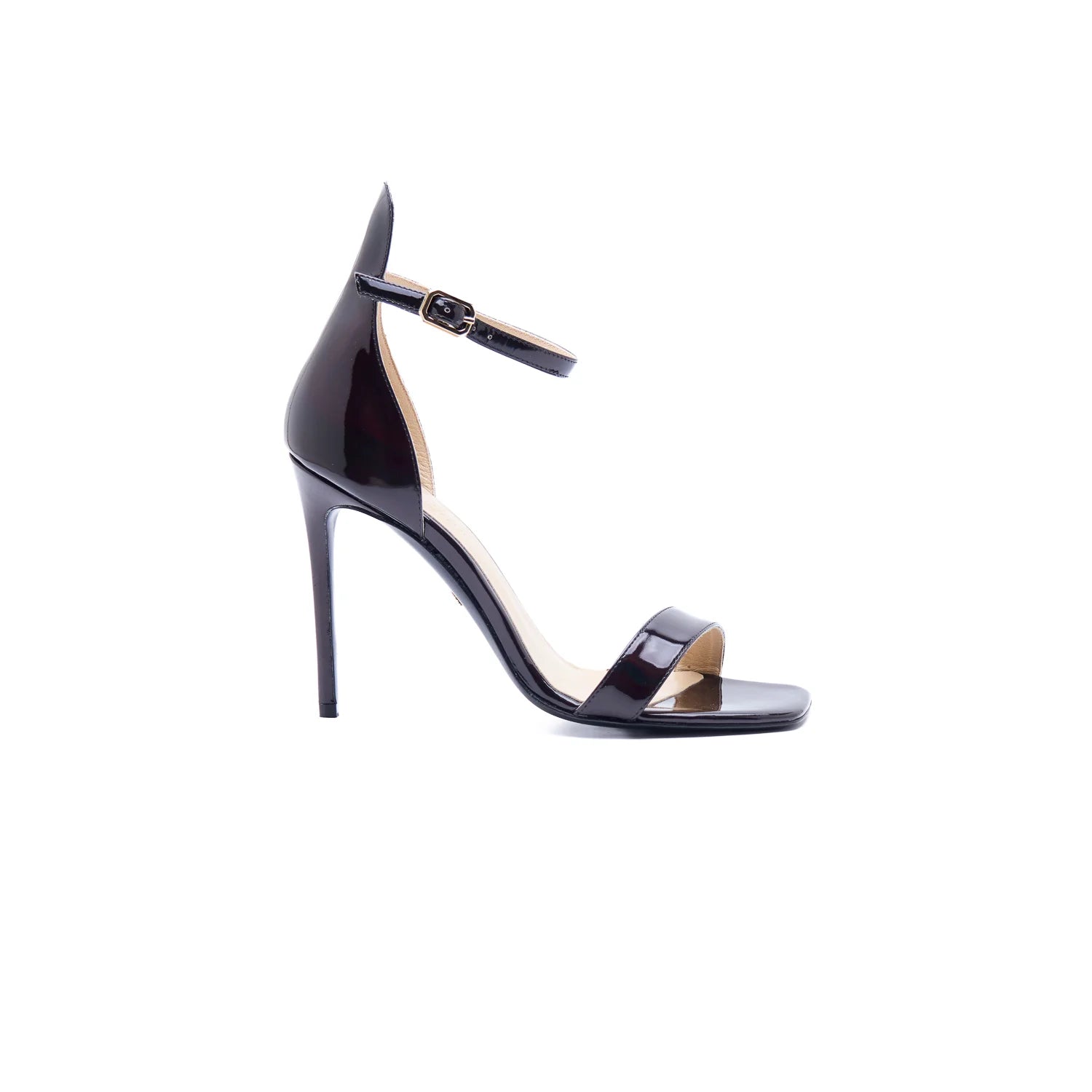 Sandalo vernice nero