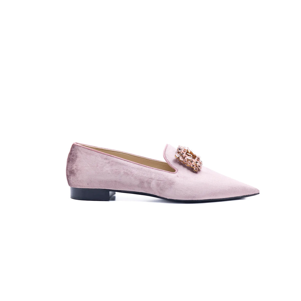 Ballerina rosa antico con accessorio