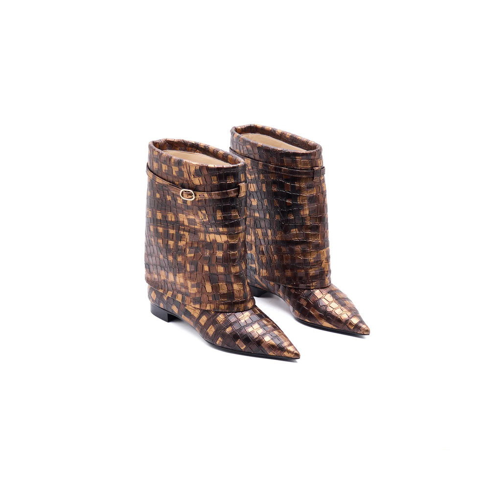 Stivale cocco bronzo