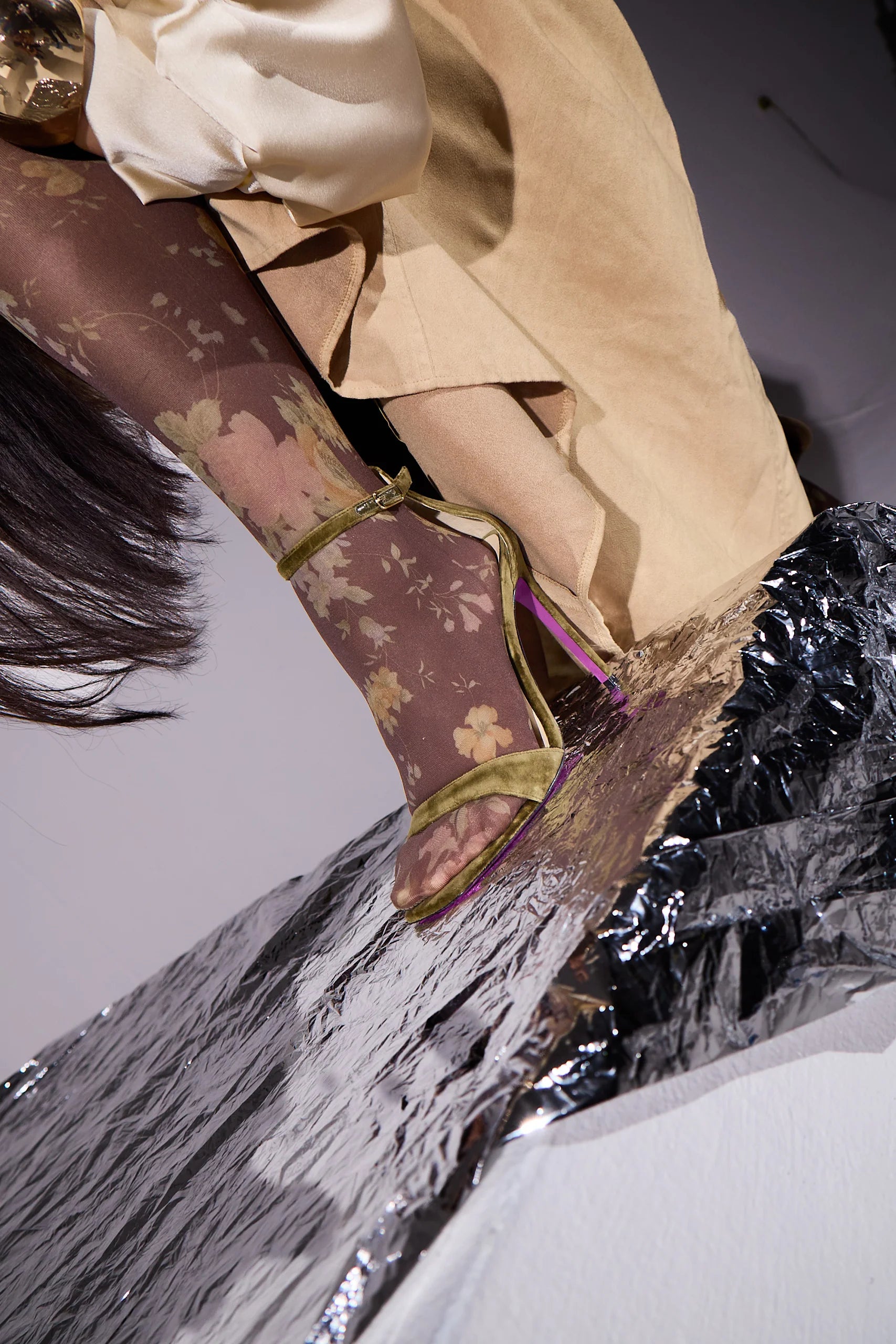 Sandalo velluto sughero