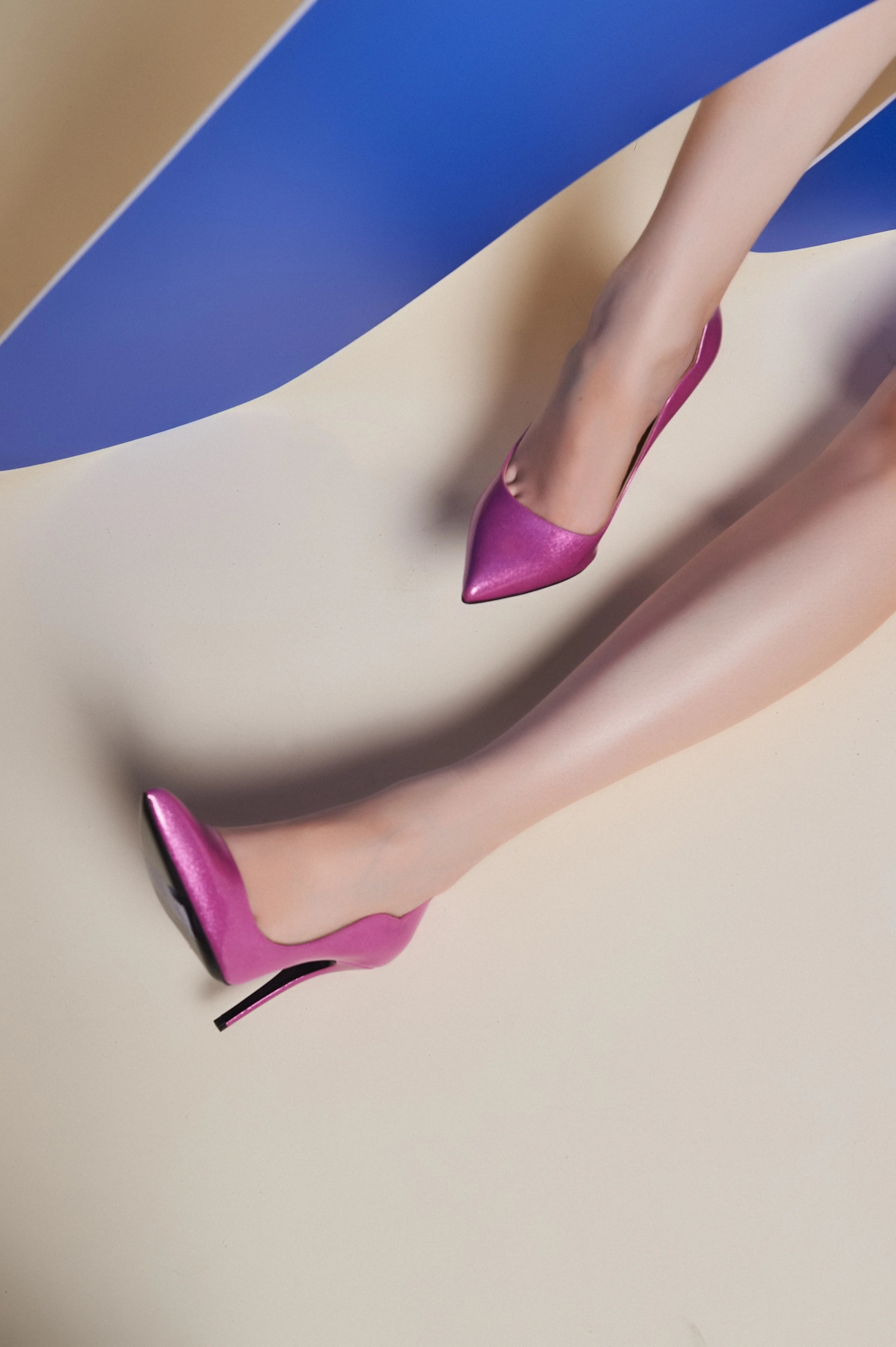 Décolleté vernice rosa